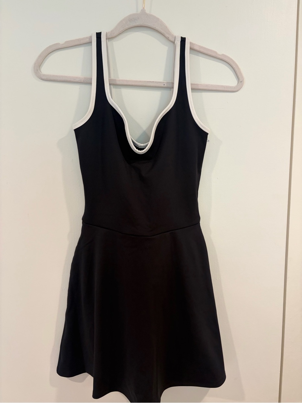 Black reformation workout dress Women's